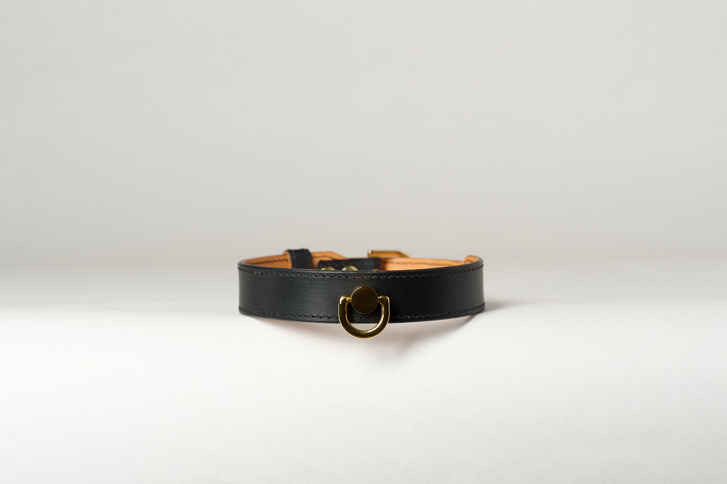 The Black Muse | Luxury Leather Bondage Collar