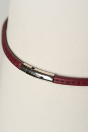 The Lockable Peek-A-Boo | Leather Day Collar