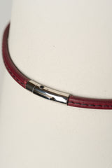The Lockable Peek-A-Boo | Leather Day Collar
