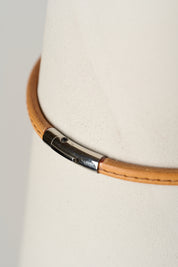 The Lockable Peek-A-Boo | Leather Day Collar
