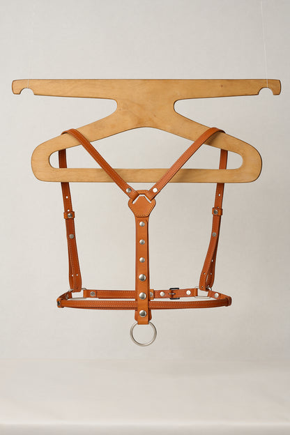 Gemma Leather High Waist Harness