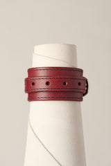 The Cufflink in Burgundy