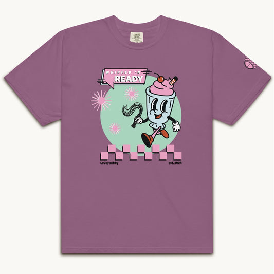 retro 50's ice cream shake animation whipped 'n ready